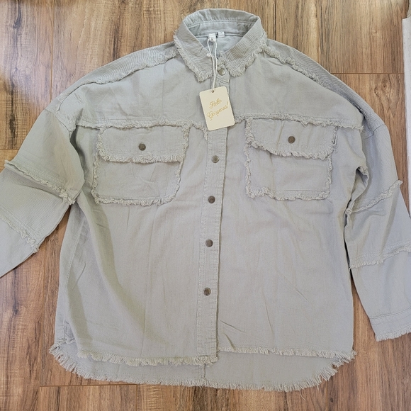 Elan Devan rock and roll jacket, grey, size S - Picture 2 of 8